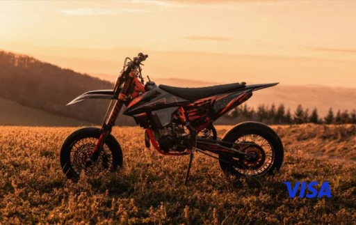 Motorcycle Supermot KTM 450