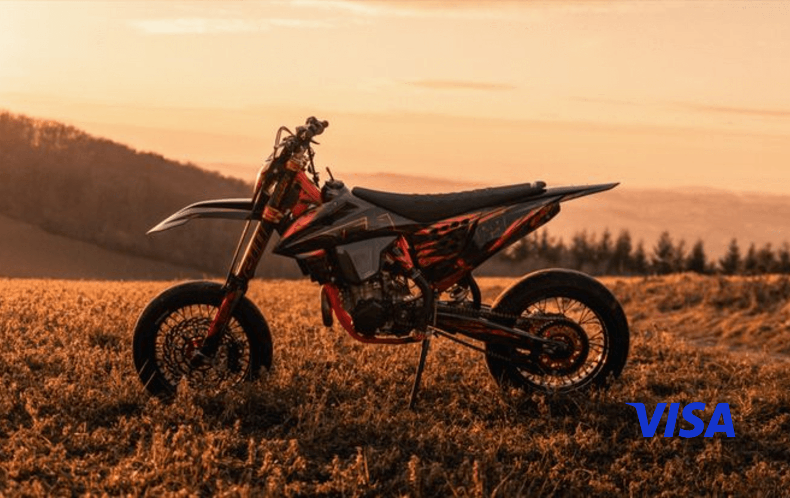 Motorcycle Supermot KTM 450