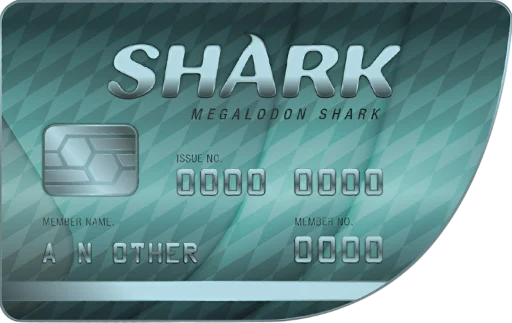 Megalodon Shark Cash Card