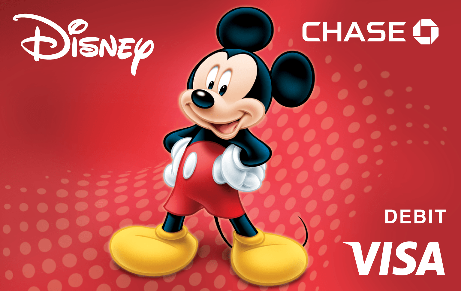 Chase Debit Disney Mickey