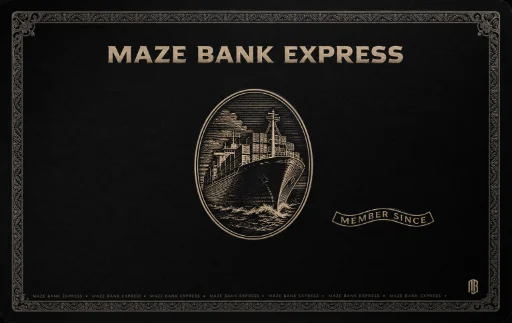 Maze Bank Express Membership Card