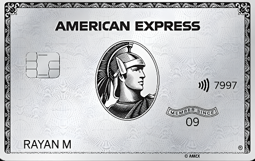 AMEX PLATINUM — Creator · Design de cartão