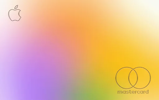 Colorful Apple Card