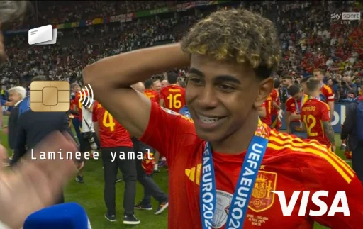 lamine yamal 2024 EURO — Creator · Diseño de tarjeta