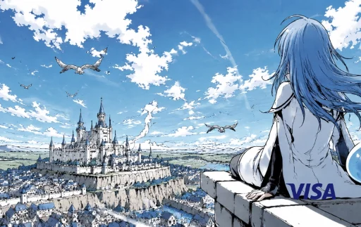 Ciel Overlooking Castle
