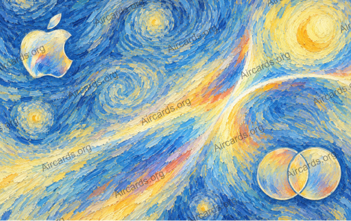 Apple Card MasterCard Van-Gogh — Chris 分享的卡面