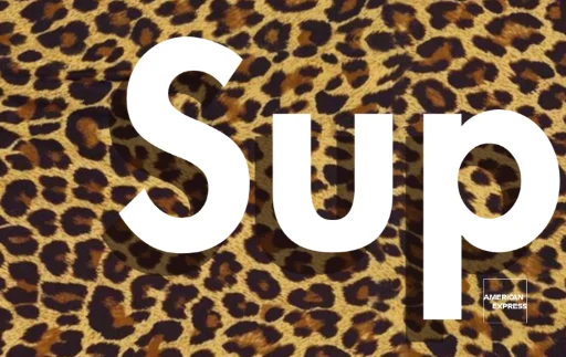 Supreme cheatah print