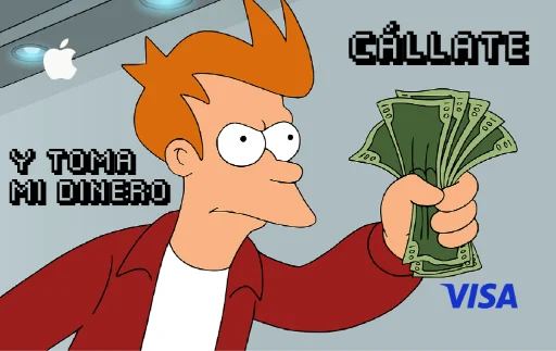 Cállate y toma mi dinero