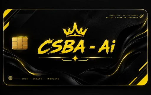 CSBA - Ai Futuristic Tech Card