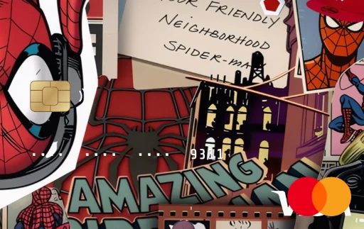 spidey — Célestine Gray · Diseño de tarjeta