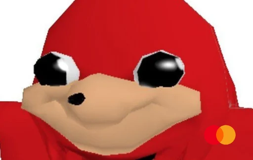 Ugandan knuckles mastercard — mohammed hussam · Kartenbild