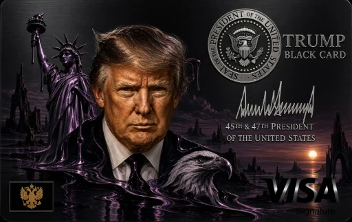 Trump Black C a r d — Creator · Diseño de tarjeta