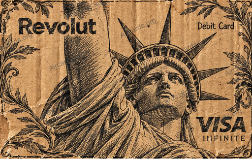 Revolut Visa Cardboard — Chris 分享的卡面