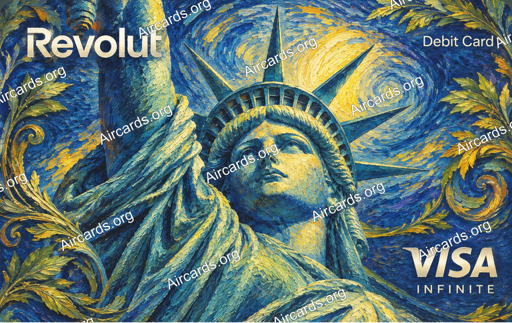 Revolut Visa Van-Gogh — Chris 分享的卡面