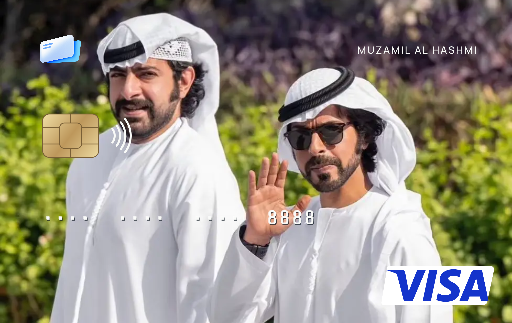 Muzamil Al Hashmi — Hamoodi · Diseño de tarjeta