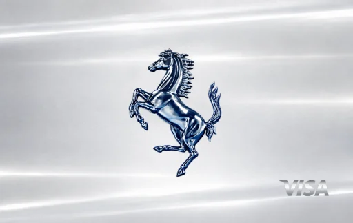 ferrari visa metallic