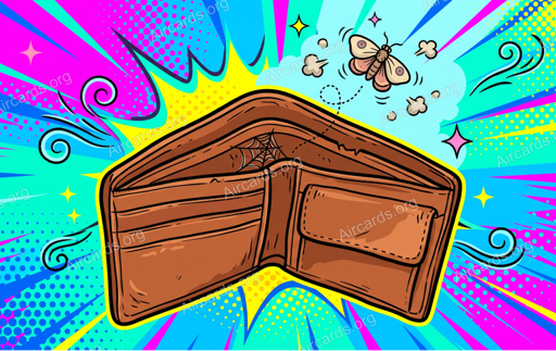 Relatable_Broke_Empty_Wallet_PopArt — Ansary · Kartenbild