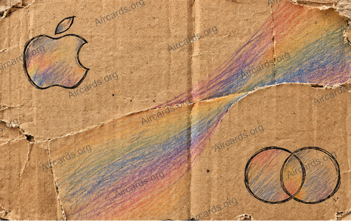 Apple Card Mastercard Cardboard — Chris 分享的卡面