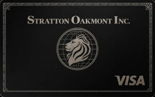 Stratton Oakmont Lion Medallion Card